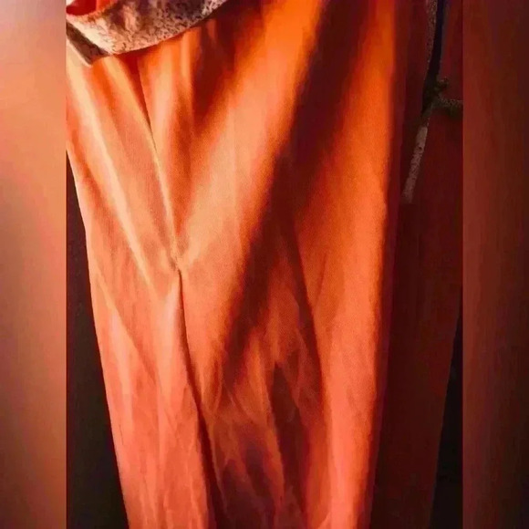 VTG 60s 70s Flower Power nylon Night Gown Cover Robe  Women M-L - Picture 11 of 14